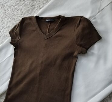 sinsay kardigan: Zara, S (EU 36), Cotton, color - Brown