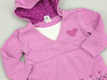 kombinezon dziewczęcy: Sweatshirt, Baby club, 9-12 months, condition - Good