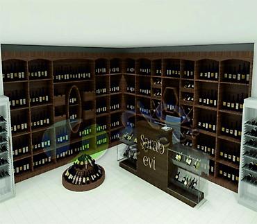 Sifarişlə market vitrinləri: Şərab vitrini — 8