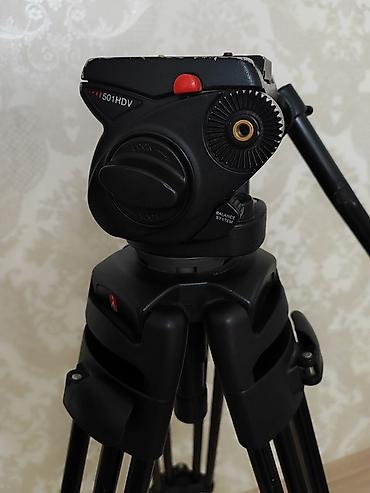инстакс фотоаппарат: ШТАТИВ Manfrotto с жидкостной видеоголовой 501HDV и напольным — 6