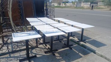 Masalar: Bar masası, Yeni, Açılmayan, Metal, Kvadrat masa — 8