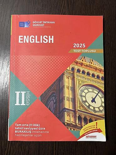 Testlər: “İngilis dili- 2025 Test Toplusu” – Dövlət İmtahan Mərkəzi (DİM) — 2