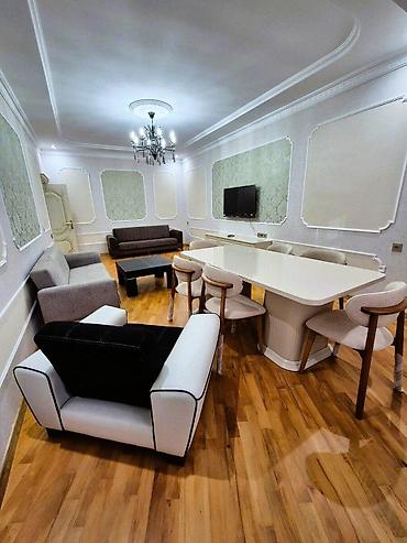 kiraye menzil: İcarəyə verilir 2 otaqlı yeni tikili 115 m², 8 Noyabr m. 1 300 AZN/ay — 4
