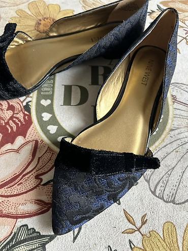 leopard 5: Туфли, 36.5, 37, Mango, Б/у, цвет - Синий, Самовывоз, Платная доставка — 3