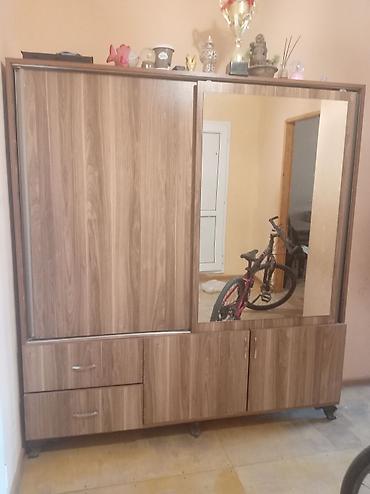 Dəhliz dolabları: Dəhliz üçün funksional dolab-komod dəsti - Material: ağac teksturalı — 1