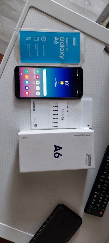 телифон самсунг: Samsung Galaxy A6, цвет - Черный
