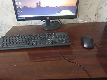 masaustu komputer dəsti: Masaüstü kompüter seti – Fujitsu sistem bloku + AOC monitor + — 2