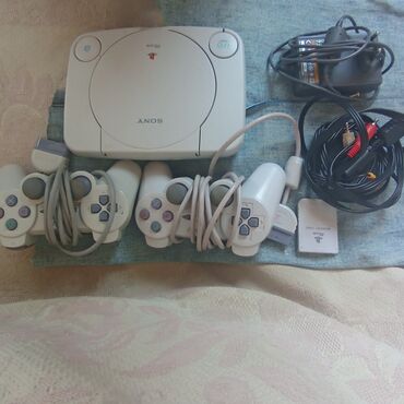 playstation 3 işlənmiş: PlayStation 1 nostalji 2 pult adapter görüntü şunuru və yaddaş kartı