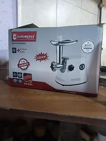 Ət çəkən maşınlar: Euromerss EM-5520 ətçəkən maşın - Güc: 2000W (Turbo Force 2000) - — 2