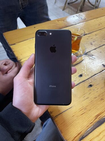 Apple iPhone: IPhone 7 Plus, 128 GB, Qara, Zəmanət, Barmaq izi