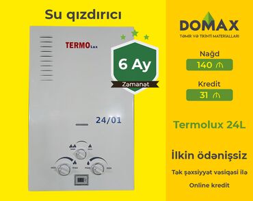 iran su kalonkasi: Pitiminutka Termolux, 24 l/dəq, Yeni, Kredit var, Pulsuz çatdırılma