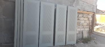 MDF dekorativ qapı panelləri – boz rəng - Material: yüksək sıxlıqlı — 3