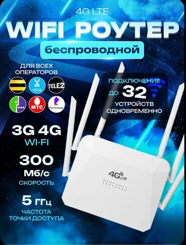 1155 комплект: Wi-Fi роутер CPE TUF - AX5400, WIFI РОУТЕР 4G С 6 АНТЕННАМИ Wifi