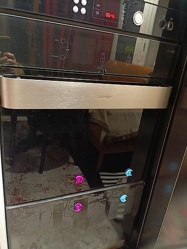 Plitələr və bişirmə panelləri: Gorenje inteqrasiya olunan elektrik sobası - Qara şüşə ön panel və — 7