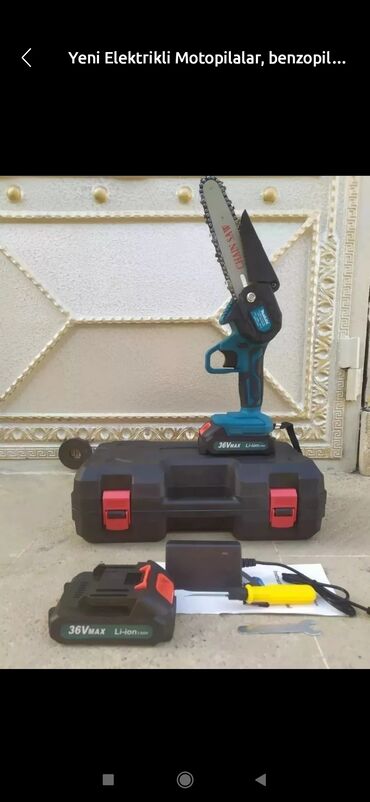 Drellər: Yeni Elektrikli Motopilalar, benzopilalar Pulsuz çatdırılma