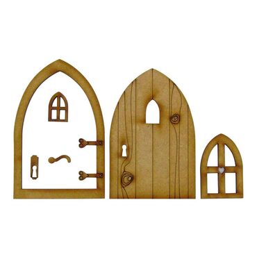 табличка на дом: Набор для рукоделия 3D «сделай сам», деревянная дверь, микро садовая