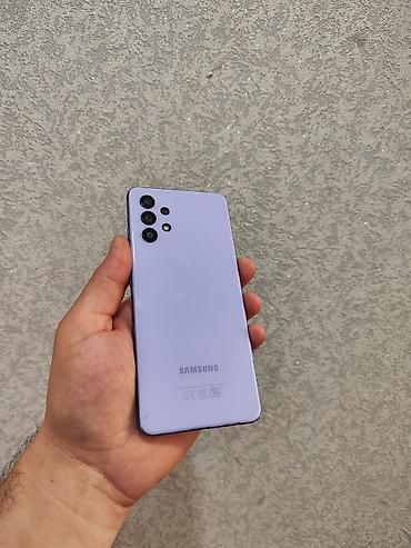 Мобильные телефоны: Samsung Galaxy A32, 64 ГБ, цвет - Фиолетовый, Две SIM карты — 3