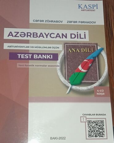 azərbaycan dili kaspi pdf: Kaspi kursunun yeni fonetik normalar əsasında Azərbaycan dili test