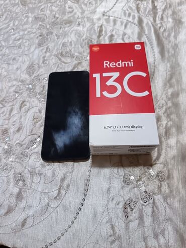 square box xiaomi: Xiaomi Redmi 13C, 128 ГБ, цвет - Черный, 
 Отпечаток пальца, Две SIM карты