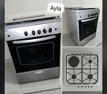 soba elektrik: Qarışıq sobası Ayrıca dayanan, 4 gözlü, İşlənmiş — 1