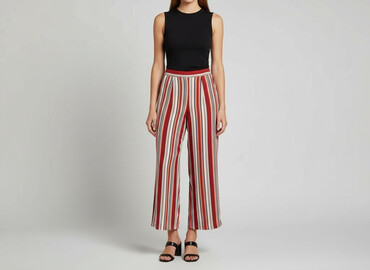 modbis spodnie dla puszystych: Primark, Material trousers for women, size S