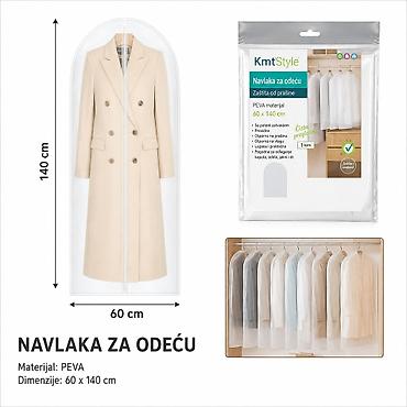 KMT PEVA navlaka za odelo sve u jednom 3283209 - Praktična navlaka za