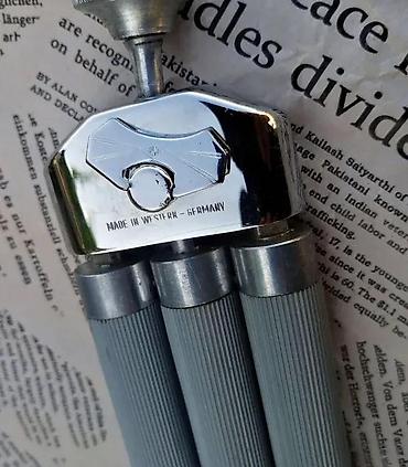 Ostali antikviteti: Stari Mesingani stativ SUIS RAPID West Germany. Une antiquité. Vintage — 8