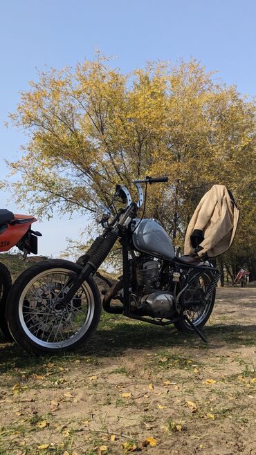 мотоциклы цены бу: Кастом чоппер на базе Иж Планета. Идеальное состояние. С