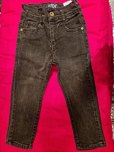 klasik şalvarlar: Uşaq üçün cins şalvar - Material: klassik mavi denim - Model: cargo — 3