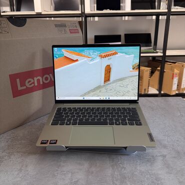 купить мощный компьютер недорого: Ультрабук, Lenovo, 16 ГБ ОЭТ, AMD Ryzen 7, 14 ", Жаңы, Жумуш, окуу үчүн, эс тутум NVMe SSD