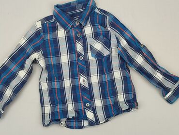 Children's Items: Shirt 1.5-2 years, condition - Very good, pattern - Cell, color - Blue