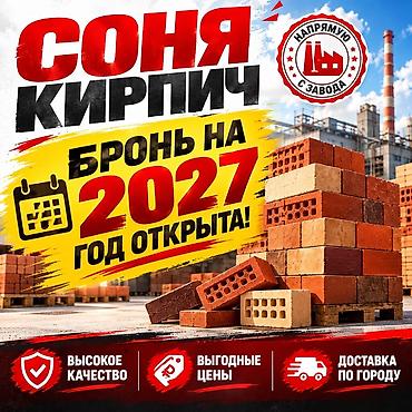 падонны: Соня Кирпич — кирпич напрямую с завода. - Открыта бронь на 2027 год — 1