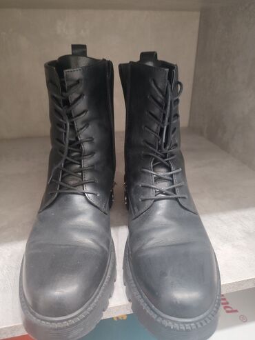 женские зимние обувь: Сапоги, 36, цвет - Черный, ABC