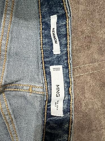 mind error jeans: Джинсы, Мом, Mango, Высокая талия, S — 2