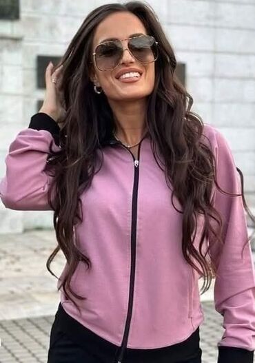 Gornji i donji deo: Nove pamučne komplet trenerke dostupne M do 6XL-sa ranflom ili bez — 12