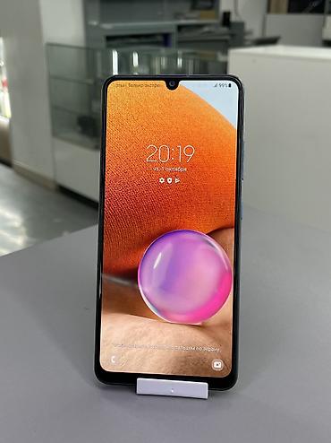 Samsung Galaxy A32, Б/у, 64 ГБ, цвет - Голубой, 2 SIM