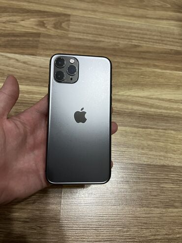 купить телефон айфон 14: IPhone 11 Pro, Жаңы, 64 ГБ, Black Titanium, Заряддоочу түзүлүш, Коргоочу айнек, Каптама, 90 %