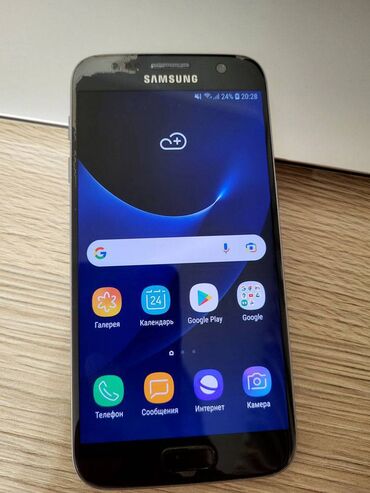Samsung: Samsung Galaxy S7, Б/у, 32 ГБ, цвет - Черный, 2 SIM