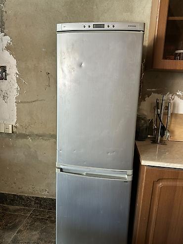 iqlim paneli: İşlənmiş 2 qapılı Samsung Soyuducu Satılır, rəng - Gümüşü — 1