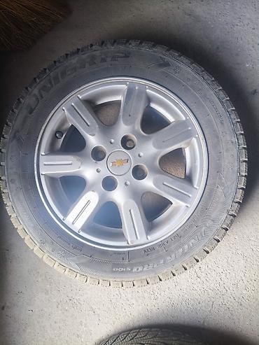 Шины и диски: Комплект из 4 колес Chevrolet: литые диски + зимние шины Unigrip - — 4
