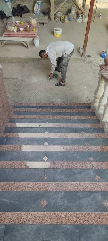 Фасадные гранитные плитки: Принимаем заказ подоконник и лестницы делаем Гранит отличается высокой — 4