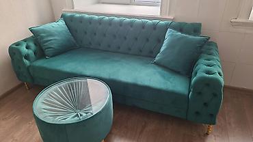mebel 2 ci el: Divan, İşlənmiş, Açılmayan, Parça, Çatdırılma yoxdur — 1