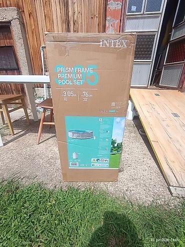 buket od povrća: INTEX Prism Frame Premium Pool Set – okrugli montažni bazen 3,05 m x — 2
