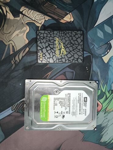 ssd диски biostar: Маалымат алып жүрүүчү, Колдонулган, Western Digital (WD), HDD, 1 ТБ, 3.5", ПК үчүн