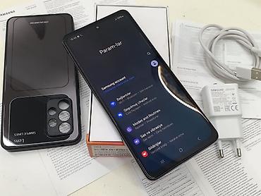 gence samsung: Samsung Galaxy A52 5G, 128 GB, rəng - Qara, Zəmanət, Düyməli, Sensor — 10