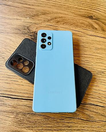 mobil telefon: Samsung Galaxy A52, 128 GB, rəng - Göy, Barmaq izi, İki sim kartlı, Face ID — 2