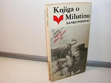 marka only: KNJIGA O MILUTINU Danko Popović1986 knjizevne novine beogradmek povez — 1