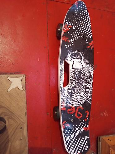 skeyt board: Plastik kruizer skeytbordu - Material: möhkəm, yüngül plastik gövdə — 2