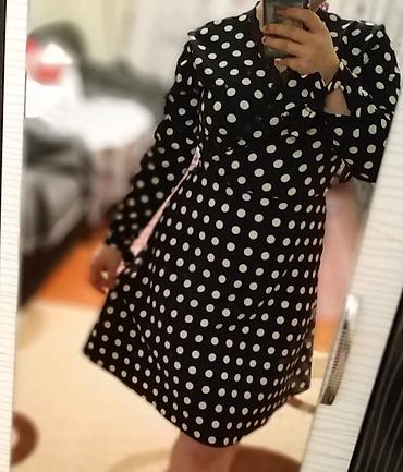 yeni model koftalar: Qadın paltarları – 2 modellə set - Model 1: Qara rəng, ağ xallı — 2