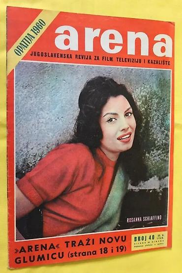 spica ruma: ARENA, JUGOSLAVENSKA REVIJA ZA FILM, TV KAZALIŠTE 37-44, 1-4 | — 7